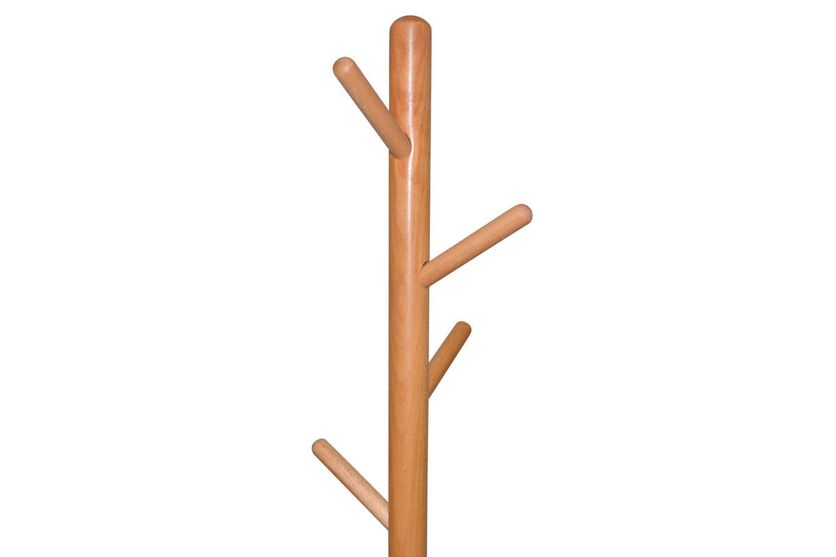 GARDEROBENSTÄNDER in Buchefarben   - Buchefarben, Design, Holz (45/45/174cm) - MID.YOU