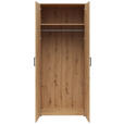 MEHRZWECKSCHRANK 80/195/52 cm  - Anthrazit/Schwarz, MODERN, Holzwerkstoff/Kunststoff (80/195/52cm) - Carryhome