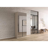 DREHTÜRENSCHRANK 91/229/54 cm,  in Champagner, 2 Tür(en)  - Champagner/Grau, MODERN, Holzwerkstoff/Metall (91/229/54cm) - Rauch Möbel