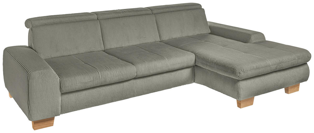 Freisteller von SetOne by Musterring ECKSOFA Olivgrün Cord.