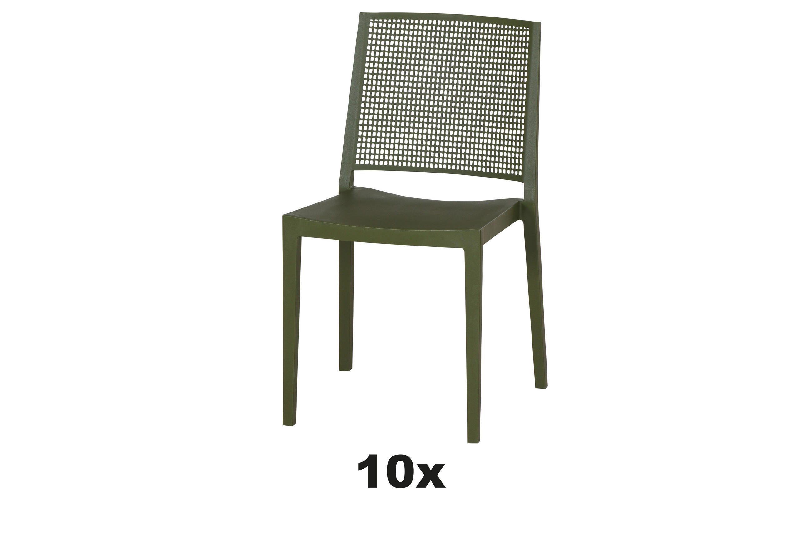GARTENSESSEL-SET Kunststoff Grün  - Grün, Basics, Kunststoff (46/80/56cm) - Siena Garden