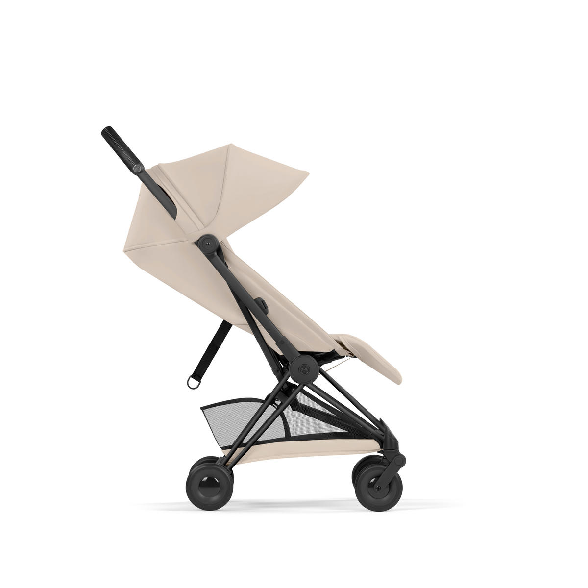 BUGGY COŸA Comfort Matt Black  - Beige/Schwarz, Basics, Kunststoff/Textil (79cm) - cybex PLATINUM