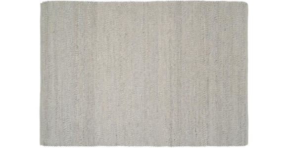 HANDWEBTEPPICH 80/250 cm Helsinki Silberfarben  - Silberfarben, Basics, Textil (80/250cm) - Linea Natura