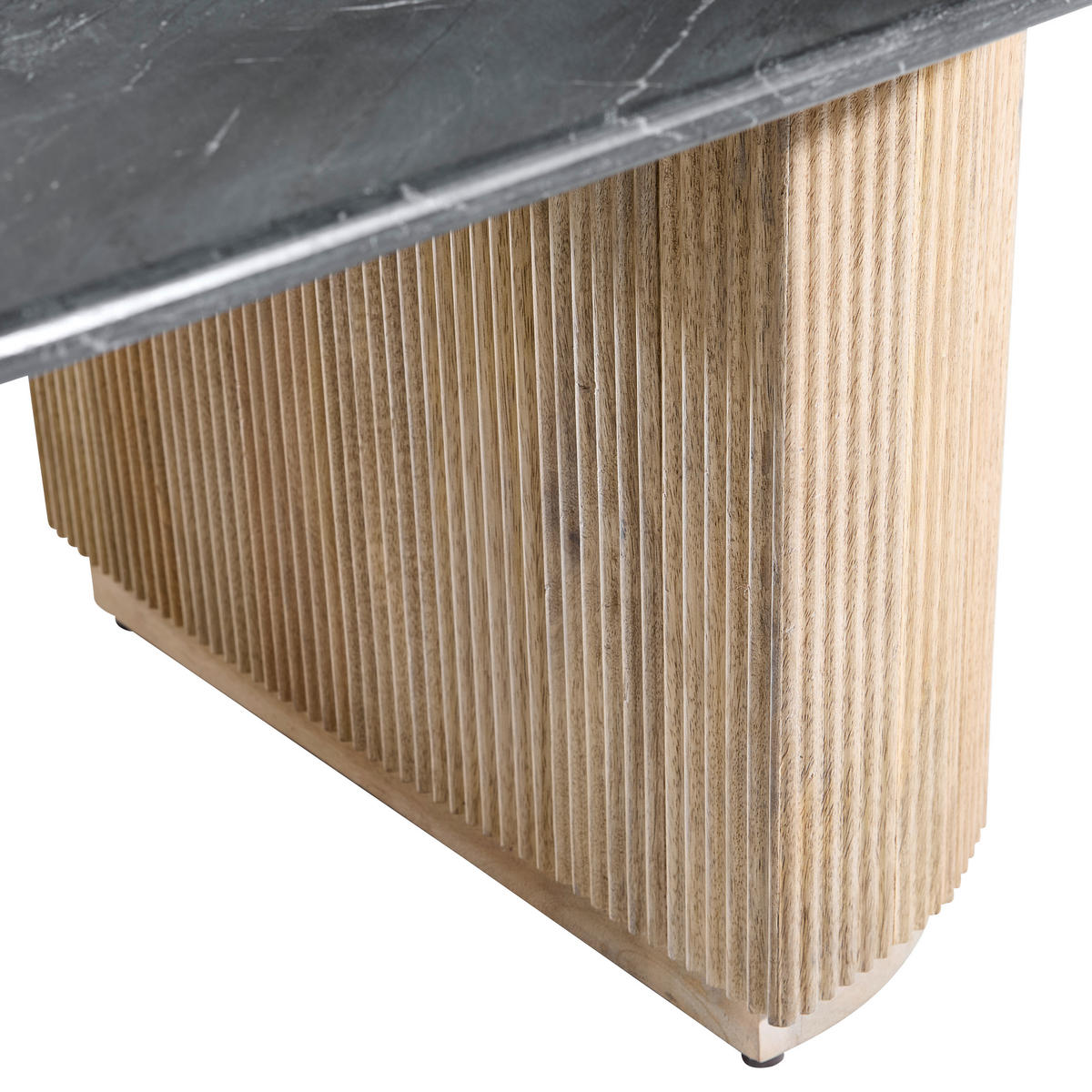COUCHTISCH Mangoholz vollmassiv 110/70/45 cm rechteckig Naturfarben, Schwarz  - Schwarz/Naturfarben, Design, Holz/Stein (110/70/45cm) - Livetastic