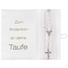 TAUFBRIEF - Rosa/Weiß, Basics, Karton/Textil (16/13cm) TAUFBRIEF - Rosa/Weiß, Basics, Karton/Textil (16/13cm)