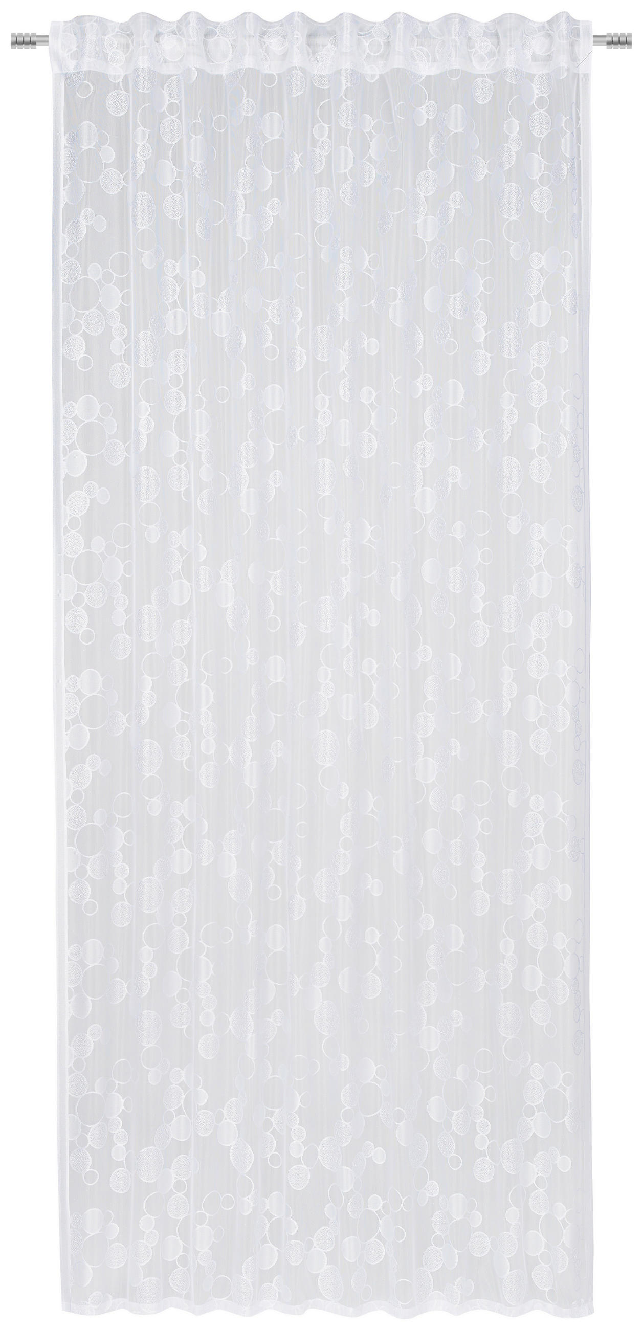 FERTIGVORHANG   140/245 cm   - Weiß, Basics, Textil (140/245cm) - Esposa