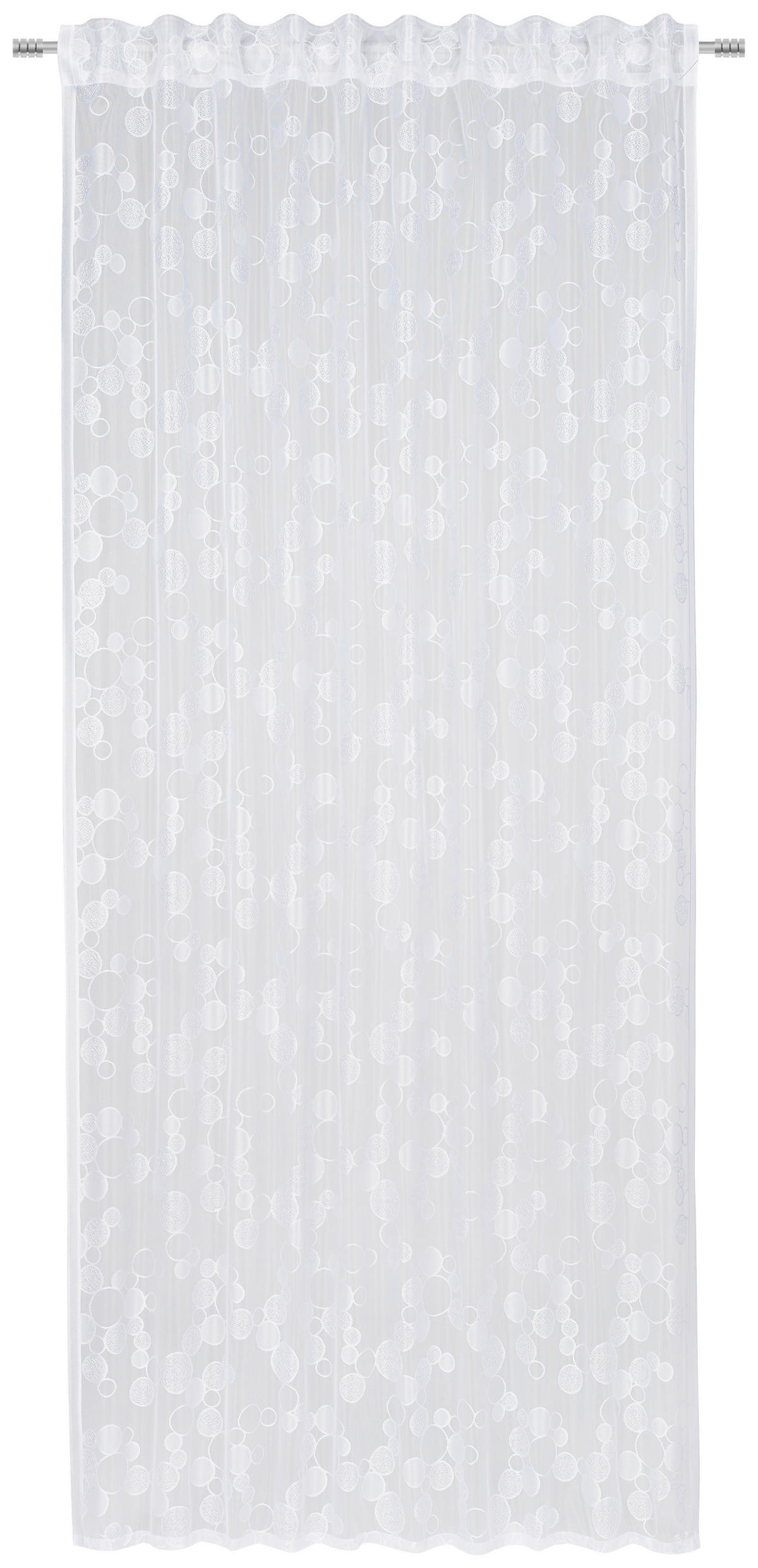 FERTIGVORHANG   140/245 cm   - Weiß, Basics, Textil (140/245cm) - Esposa