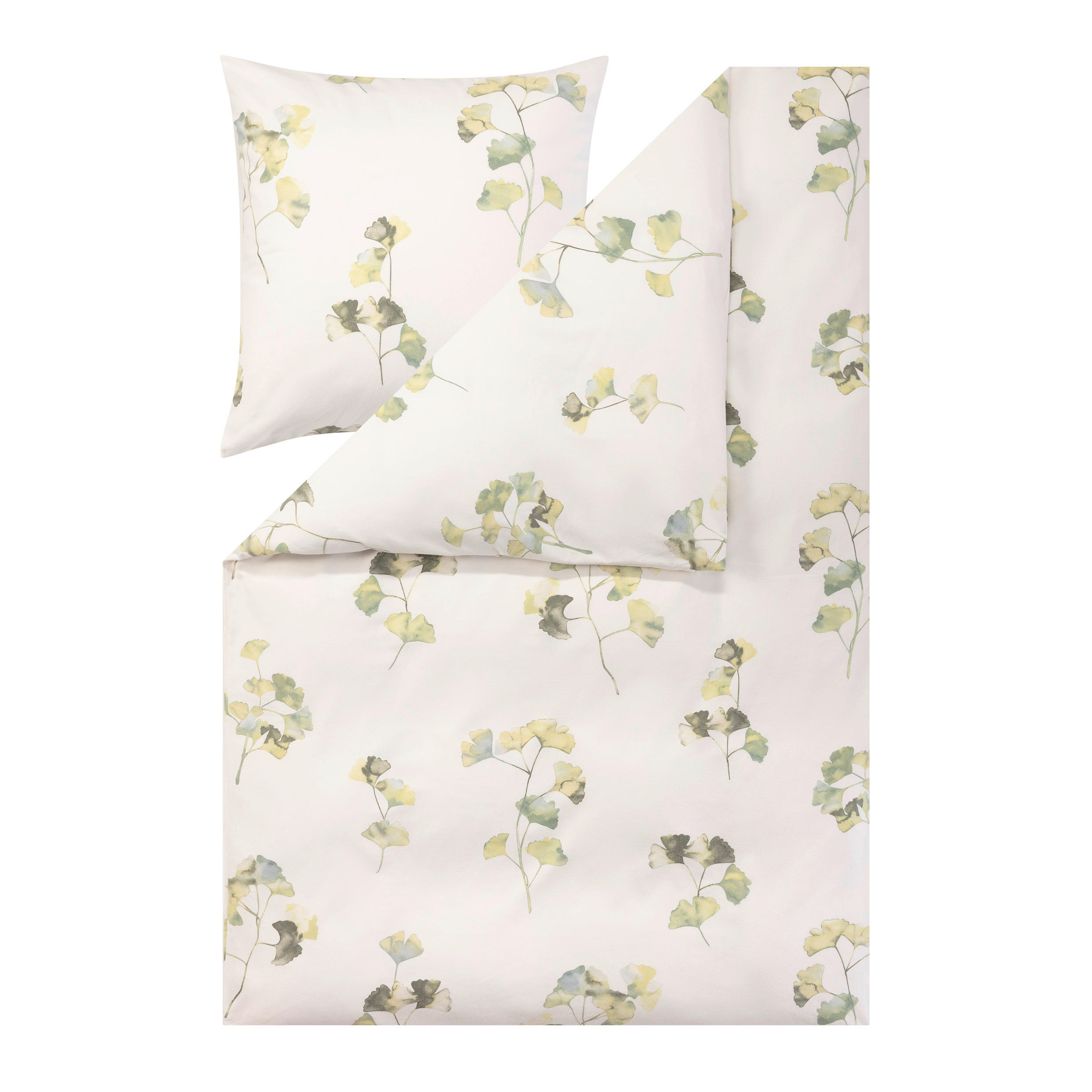 BETTWÄSCHE Atelier Flanell 155/200 cm  - Grün, Design, Textil (155/200cm) - Estella