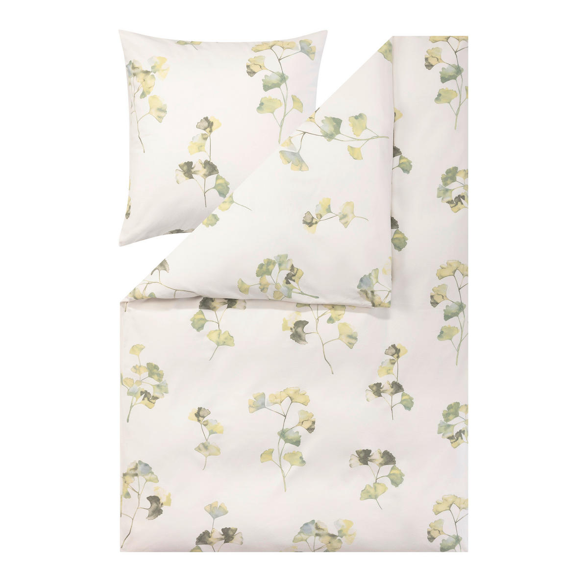 BETTWÄSCHE Atelier Flanell 155/200 cm  - Grün, Design, Textil (155/200cm) - Estella