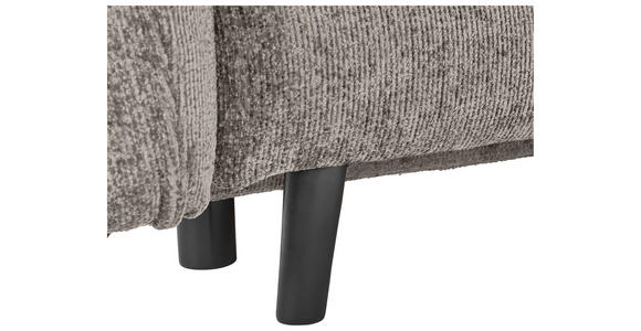 SCHLAFSOFA Chenille Greige  - Greige/Schwarz, KONVENTIONELL, Holz/Textil (238/99/108cm) - Carryhome