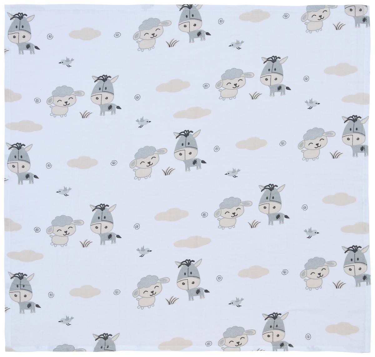 SADA LÁTKOVÝCH PLENEK - vícebarevná, Basics, textil (80/80cm) - Patinio