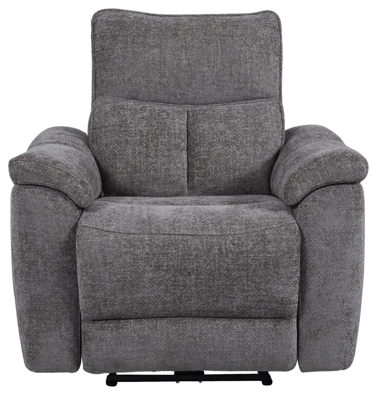 3-SITS SOFFA i vävt tyg grå  - grå, Modern, metall/trä (200/96,5/102cm)