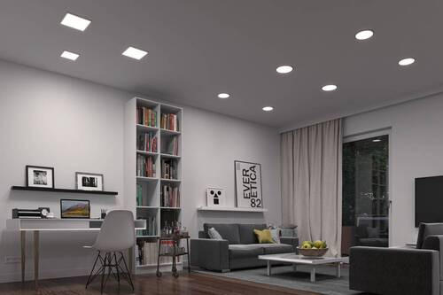 LED-PANEEL 17,5/17,5 cm   - Weiß, Design, Kunststoff (17,5/17,5cm) - Paulmann