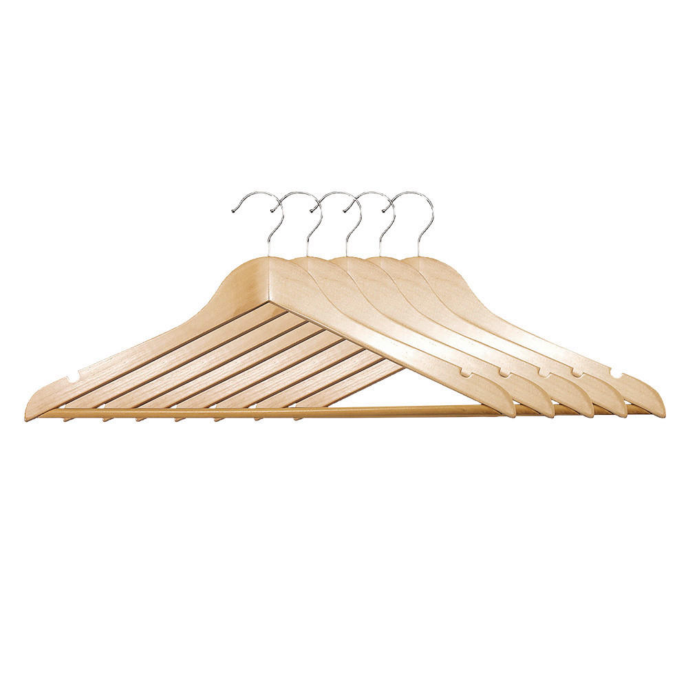 KLEIDERBÜGELSET Holz  - Hellbraun, Basics, Holz (44,5/1,2/23,5cm) - Kesper