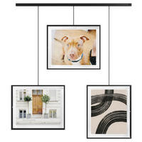 COLLAGEN-BILDERRAHMEN  Schwarz  - Schwarz, Design, Glas/Metall (2,5/73/82cm) - Umbra