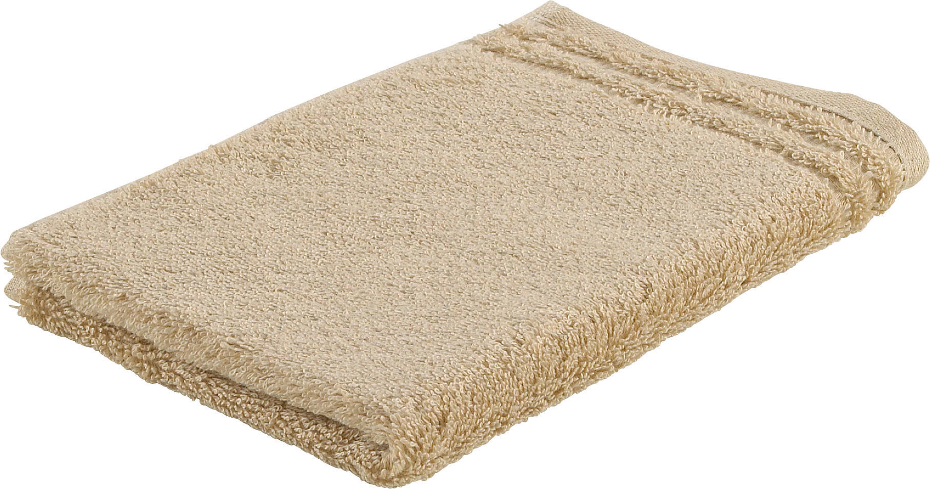 VENDÉGTÖRÖLKÖZŐ 30/50 cm világosbarna - világosbarna, Basics, textil (30/50cm) - Vossen
