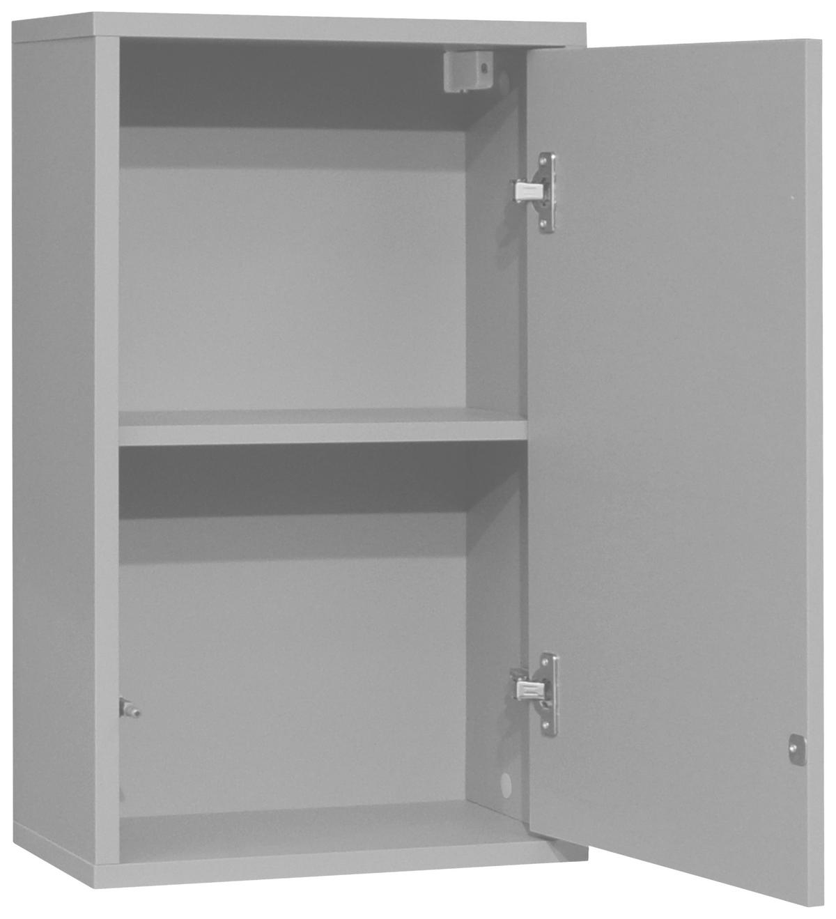 HÄNGESCHRANK 41/65/22 cm  - Schwarz/Grau, MODERN, Holzwerkstoff/Metall (41/65/22cm) - Livetastic