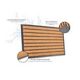 KOKOSMATTE 45/75 cm Mix Mats  - Hellbraun/Schwarz, Basics, Naturmaterialien/Kunststoff (45/75cm) - Esposa