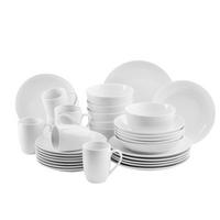 KOMBISERVICE Weiß 30-teilig 6 Personen  - Weiß, Basics, Keramik - Mäser