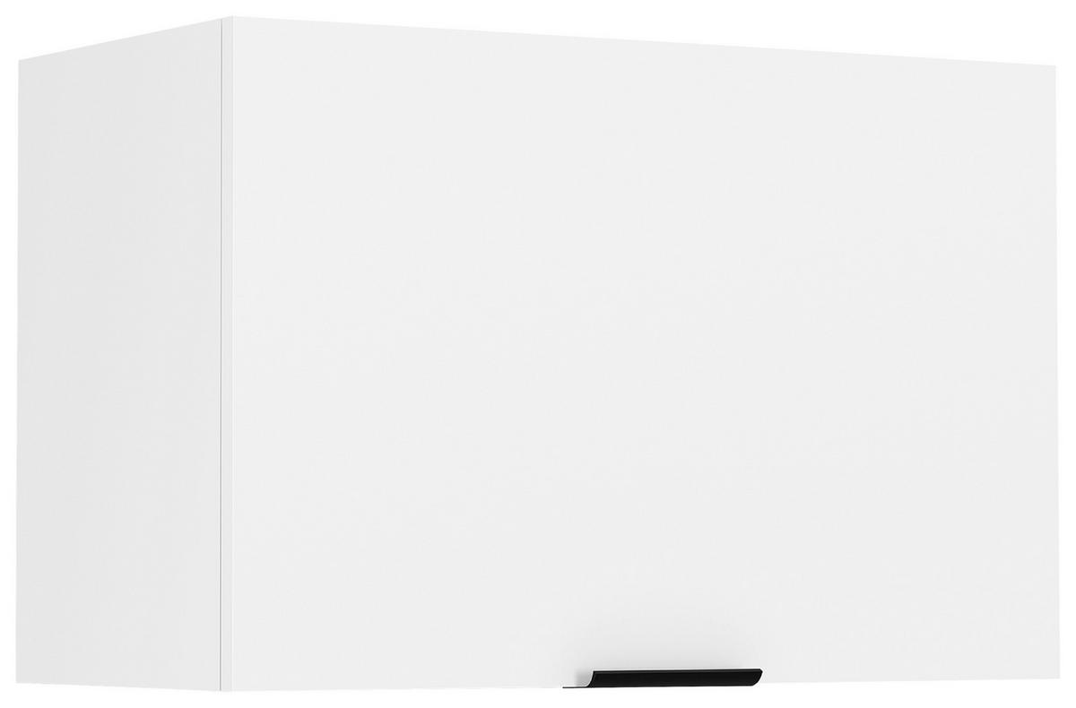 KÜCHENOBERSCHRANK 60/40/31 cm  Weiss  - Weiss/Schwarz, Trend, Holzwerkstoff/Kunststoff (60/40/31cm) - MID.YOU