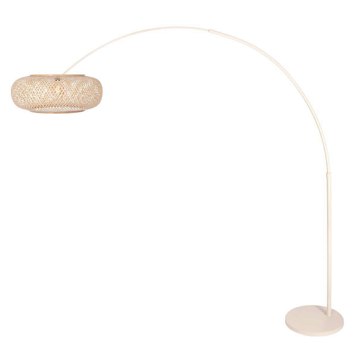 STEHLEUCHTE SPARKELD LIGHT 50/240/230 cm Modern  - Beige/Creme, Trend, Naturmaterialien/Metall (50/240/230cm)
