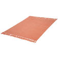 DECKE 127/152 cm  - Orange, Basics, Textil (127/152cm) - Novel