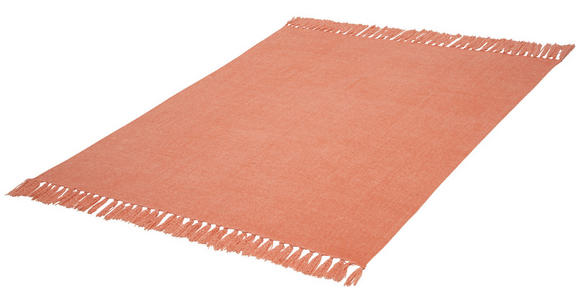 DECKE 127/152 cm  - Orange, Basics, Textil (127/152cm) - Novel