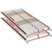 LATTENROSTSET 160/200 cm Birke, Buche  - Naturfarben/Weiß, Basics, Holz/Kunststoff (160/200cm) - Visionight