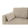 SCHLAFSOFA  in Chenille Beige  - Beige/Schwarz, KONVENTIONELL, Kunststoff/Textil (161/90/108cm) - Carryhome