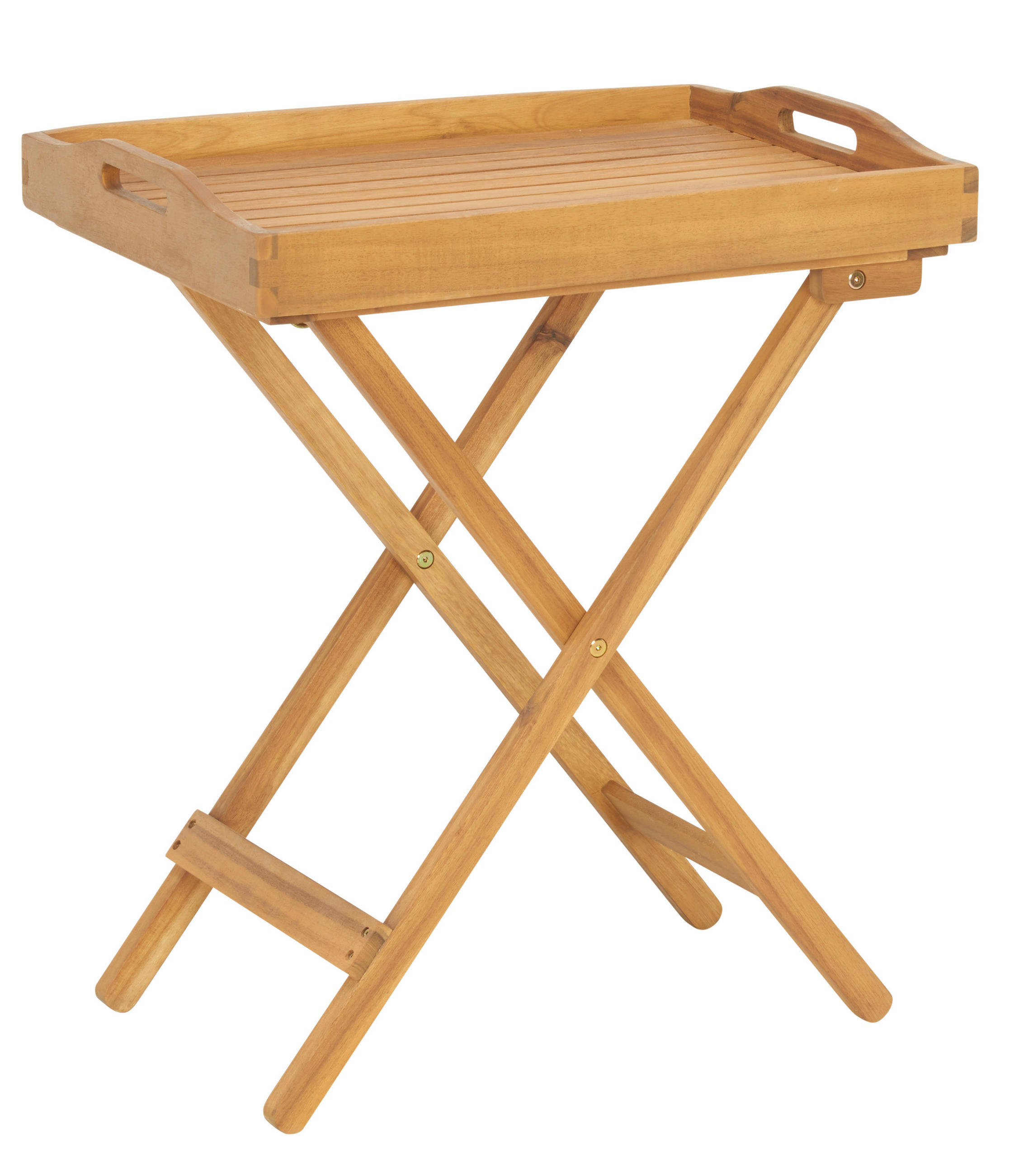 GARTENBEISTELLTISCH 58/44/70 cm Holz rechteckig  - Akaziefarben, ROMANTIK / LANDHAUS, Holz (58/44/70cm) - Ambia Garden