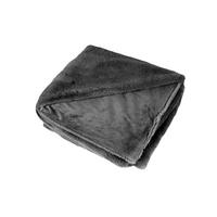 ODEJA 150/200 cm barve grafita, temno siva  - temno siva/barve grafita, Basics (150/200cm)
