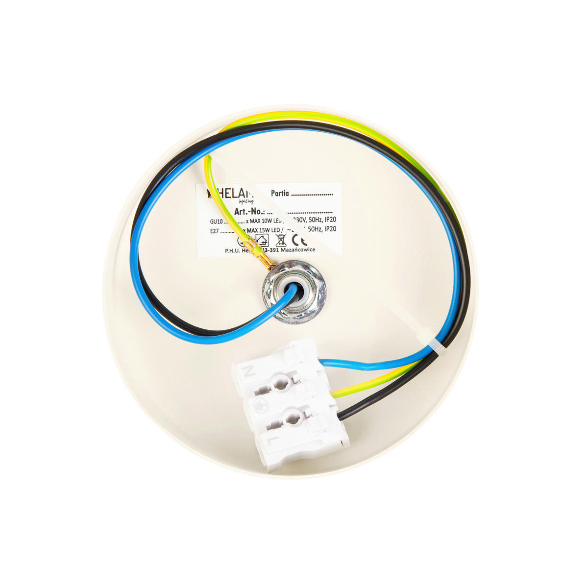 DECKENLEUCHTE    16/16/19 cm  - Sandfarben, KONVENTIONELL, Metall (16/16/19cm)