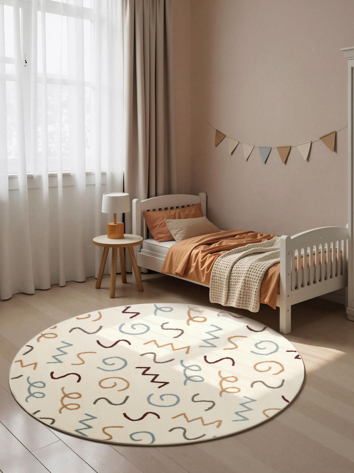 KINDERTEPPICH 160 cm Adventures geometrisch  - Multicolor/Creme, Design, Kunststoff/Textil (160cm) - Hanse Home