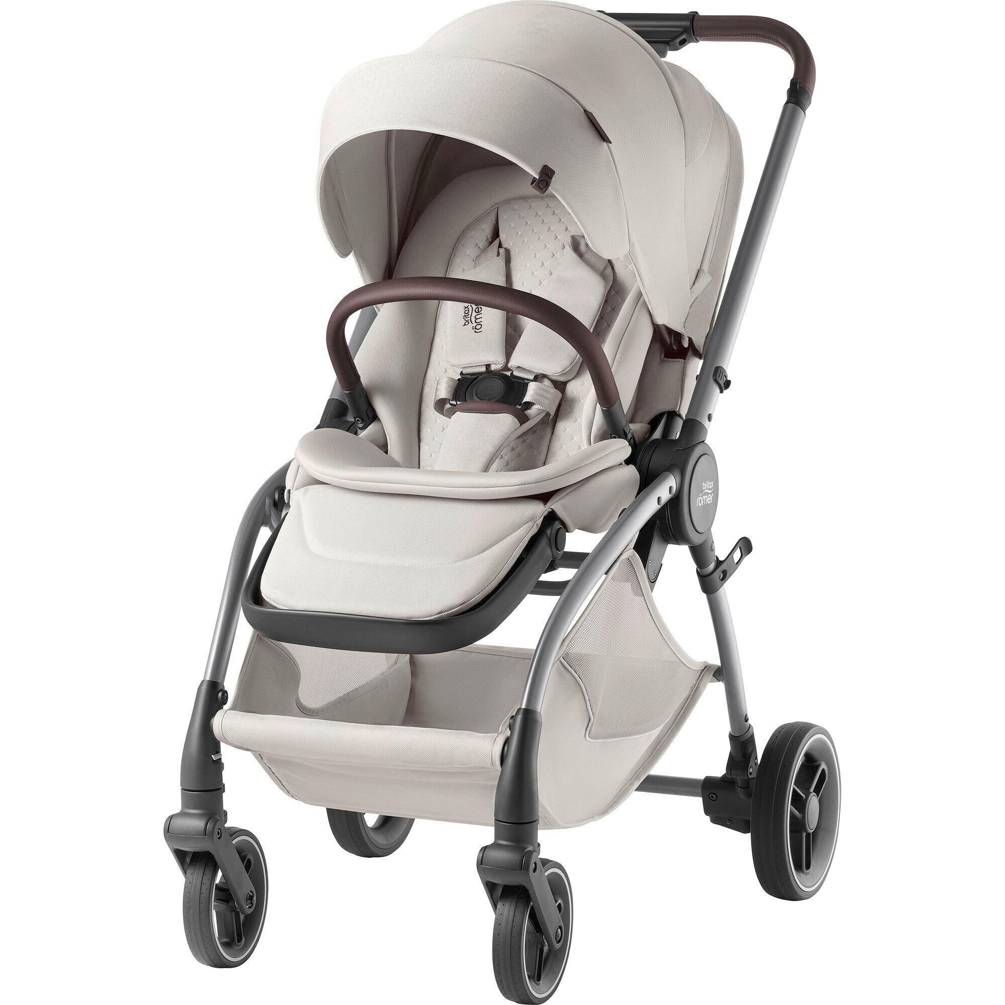 KINDERWAGEN  Rio  Soft Taupe  - Creme/Grau, Basics, Textil/Metall (55/120/93cm) - Britax Römer