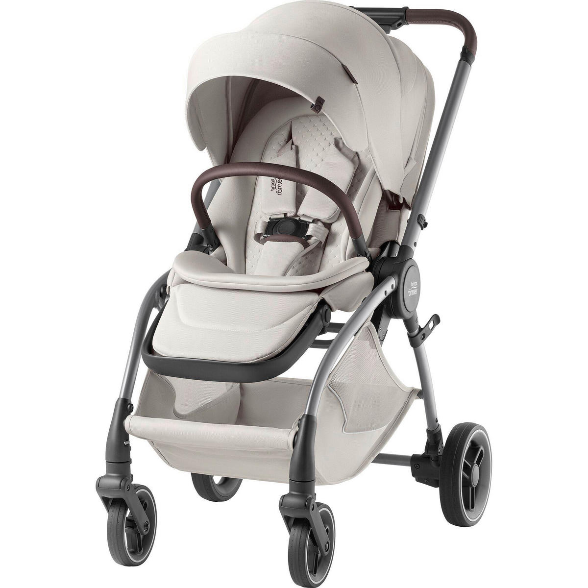 KINDERWAGEN  Rio  Soft Taupe  - Creme/Grau, Basics, Textil/Metall (55/120/93cm) - Britax Römer