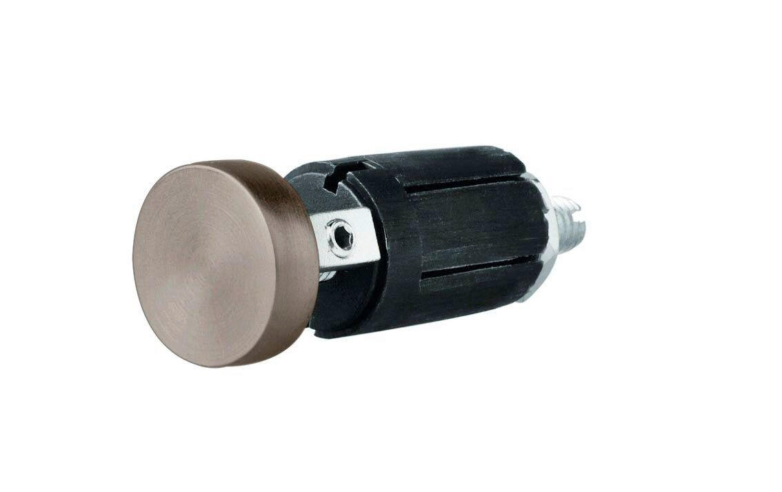 ENDSTÜCK  - Bronzefarben, Basics, Kunststoff/Metall (2,5/5,2cm) - Homeware