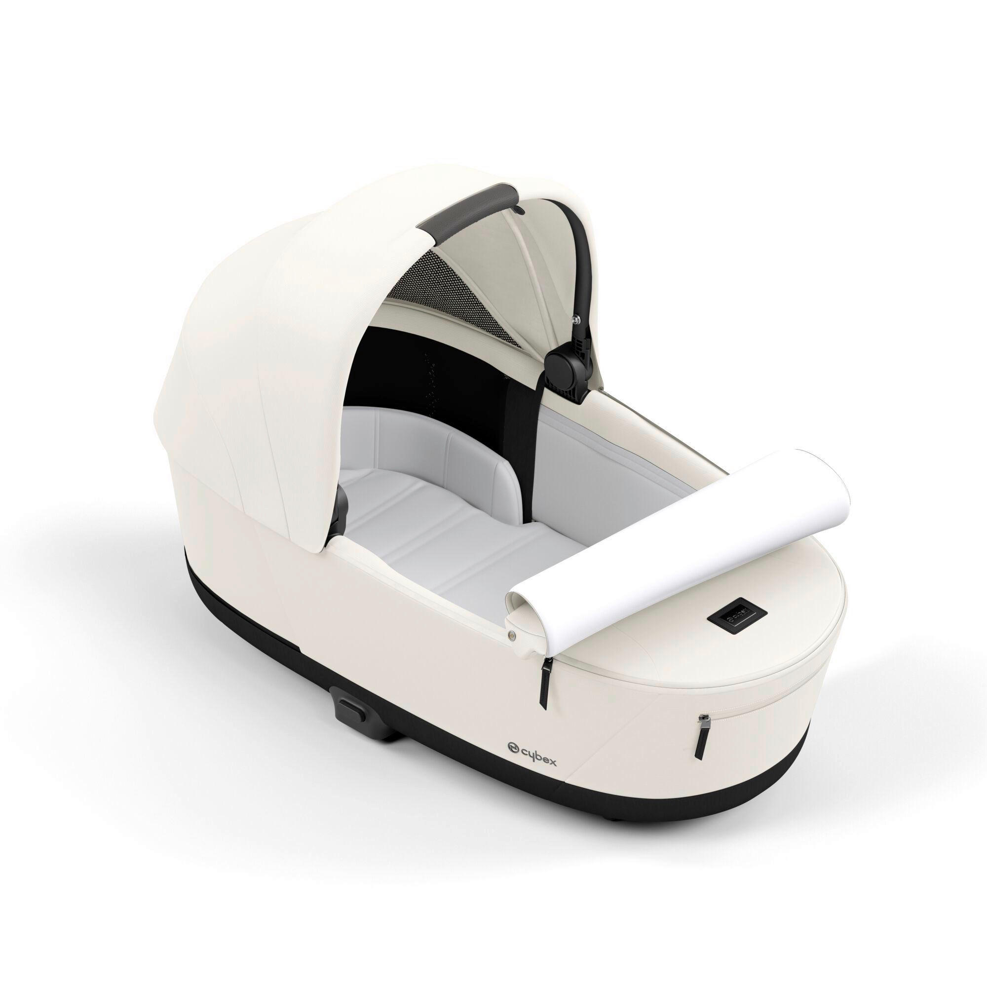 LIEGEWANNE PRIAM LUX  - Beige/Weiß, Trend, Textil (87,5/48/60cm) - cybex PLATINUM