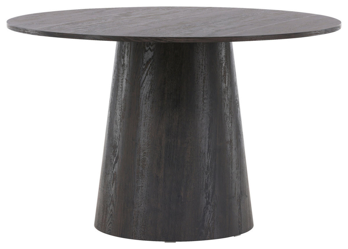 ESSTISCH in Holz 120/120/75 cm  - Schwarz/Braun, Design, Holz (120/120/75cm) - Livetastic