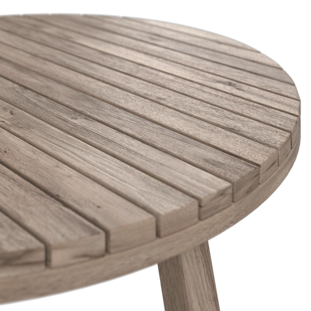 BAŠTENSKA GARNITURA  - boja akacije/krem, Moderno, drvo/tekstil (250/250cm) - Bessagi Garden