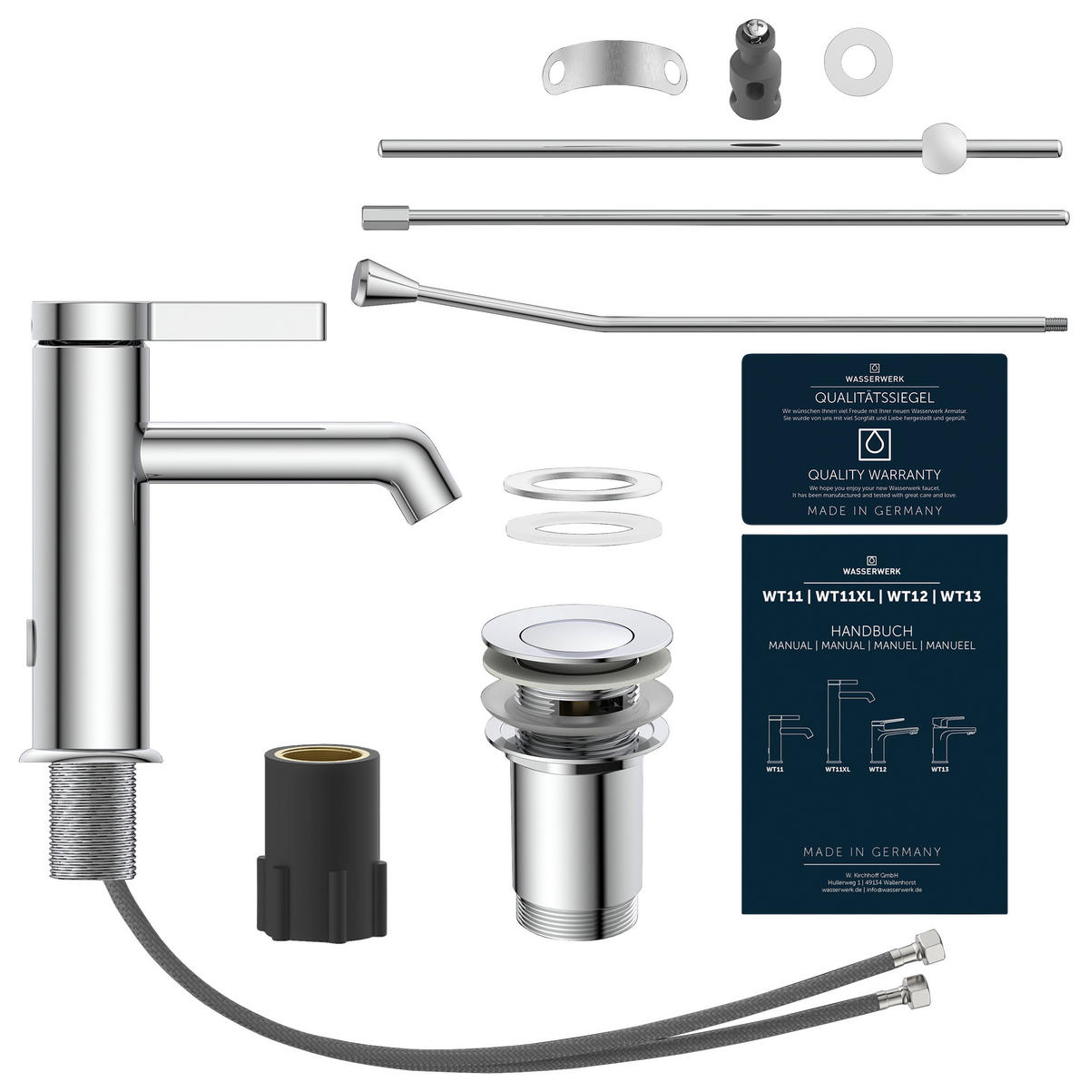 WASCHTISCHARMATUR 5/16,5/16 cm  - Chromfarben, Basics, Metall (5/16,5/16cm)