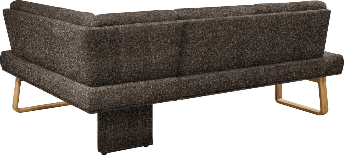 ECKBANK 240/174 cm  in Braun, Eichefarben  - Eichefarben/Braun, Design, Holz/Textil (240/174cm) - Dieter Knoll