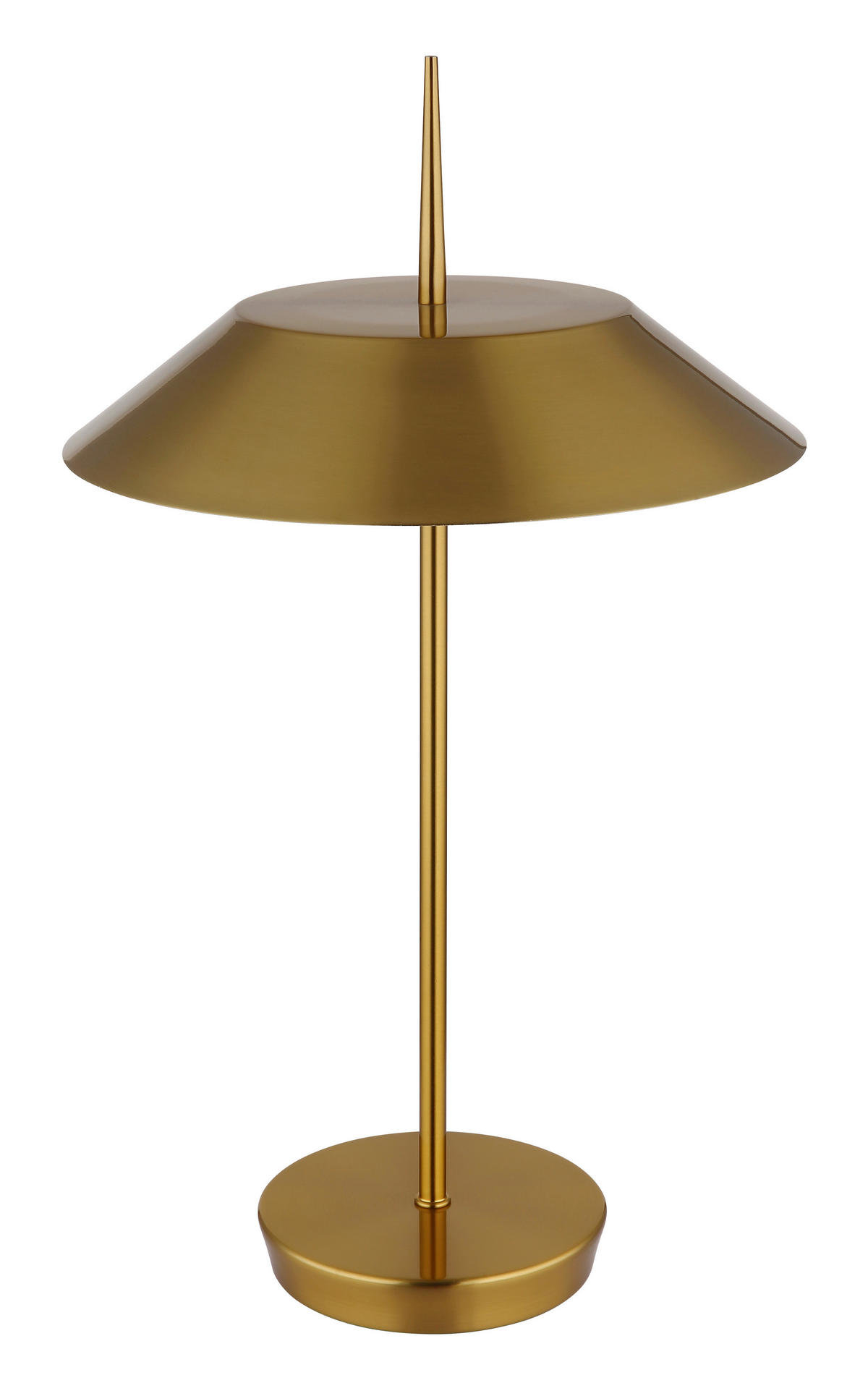 TISCHLEUCHTE - Messingfarben, Design, Metall (30/52cm) - Globo