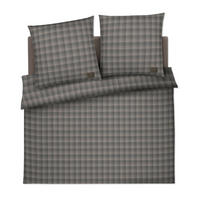 BETTWÄSCHE Soft Checks Flanell 200/200 cm  - Taupe, KONVENTIONELL, Textil (200/200cm) - Joop!