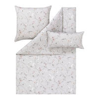 BETTWÄSCHESET 3-teilig Zenta Makosatin 200/210 cm  - Silberfarben, Basics, Textil (200/210cm) - Estella