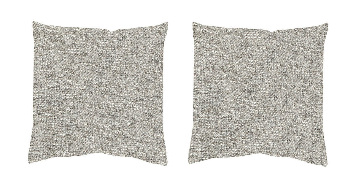 KISSENHÜLLEN-SET FJELLA 40/40 cm  - Hellgrau, Basics, Textil (40/40cm)