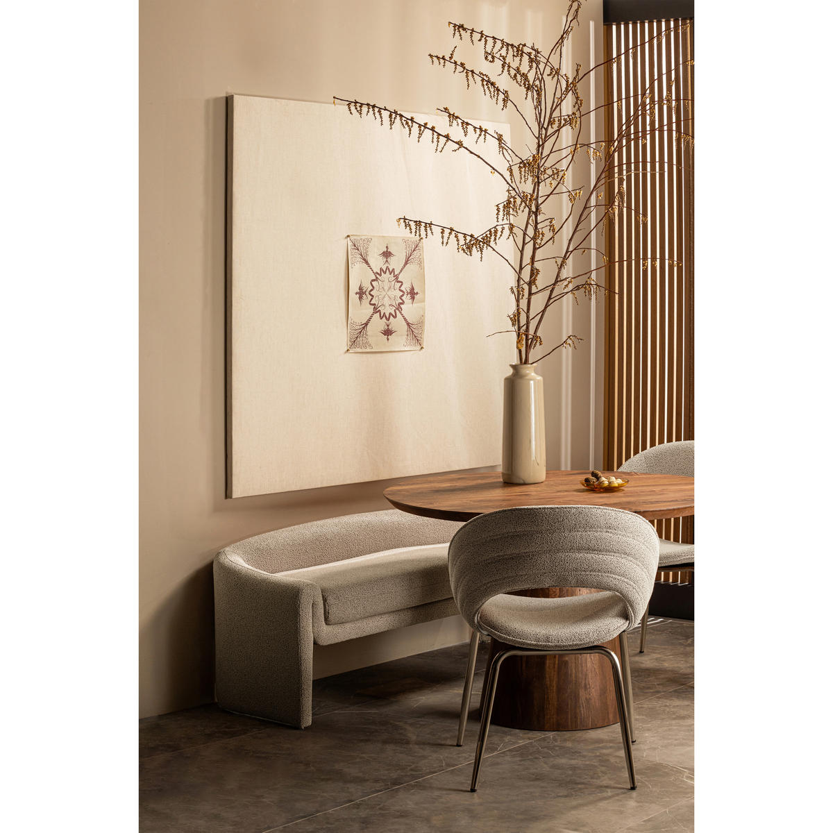 ESSTISCH in Holz 130/130/76 cm  - Walnussfarben, Design, Holz (130/130/76cm) - Livetastic
