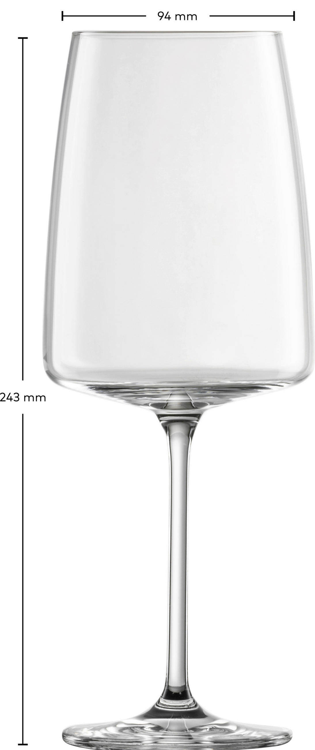 ČAŠA ZA CRNO VINO  660 ml  Vivid Senses  - prozirno, Design, staklo (9,4/24,3cm) - Zwiesel Glas