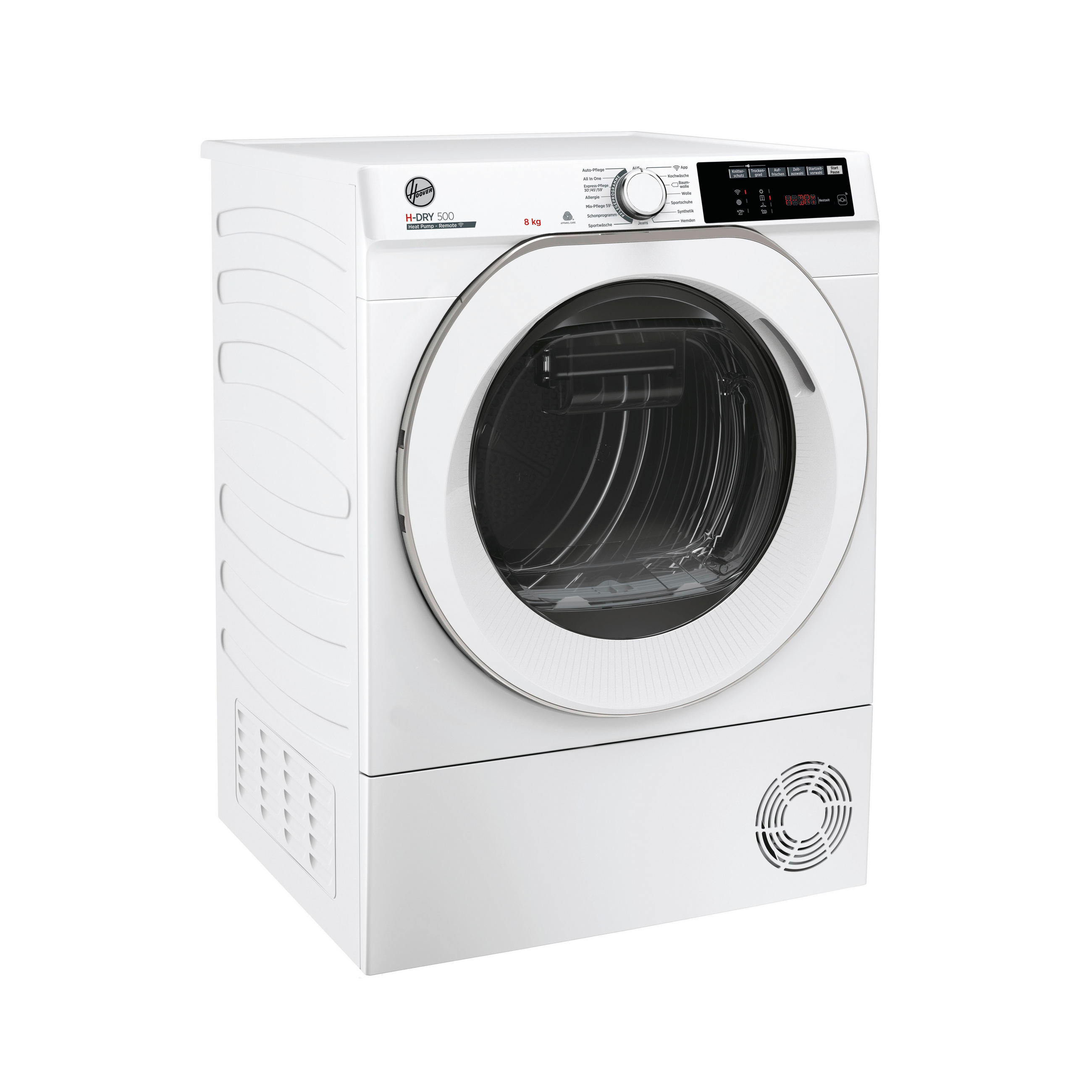 TROCKNER NDE H8A2TCES-84  - Weiß, Basics, Glas/Kunststoff (60/85/59cm) - Hoover