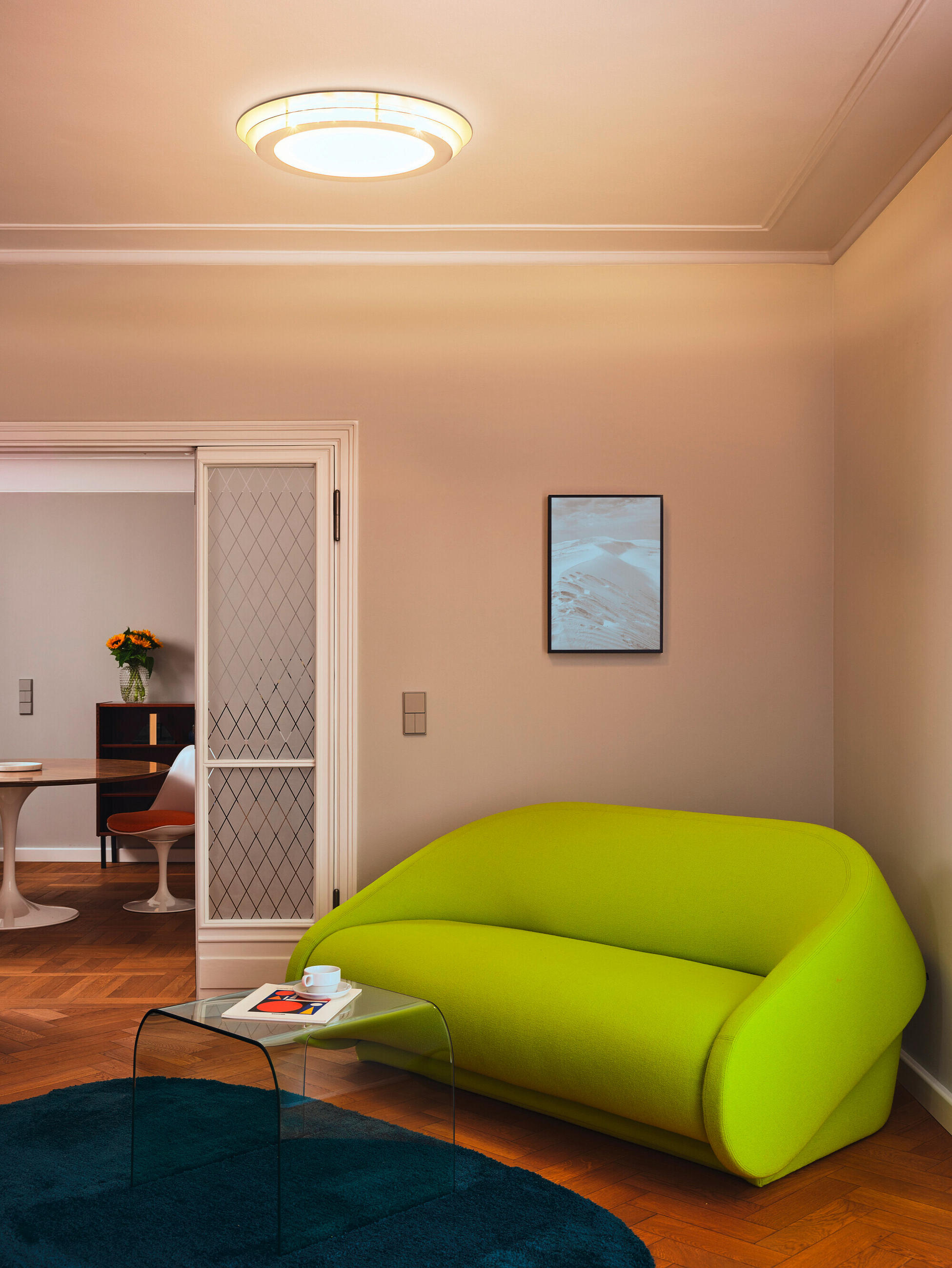 LED-DECKENLEUCHTE Orbis Spiral Layer 50/7 cm   - Weiß, Design, Metall (50/7cm) - Ledvance
