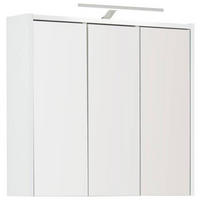 SPIEGELSCHRANK 65/60/16 cm  - Weiß, Basics, Glas/Holzwerkstoff (65/60/16cm) - Stylife